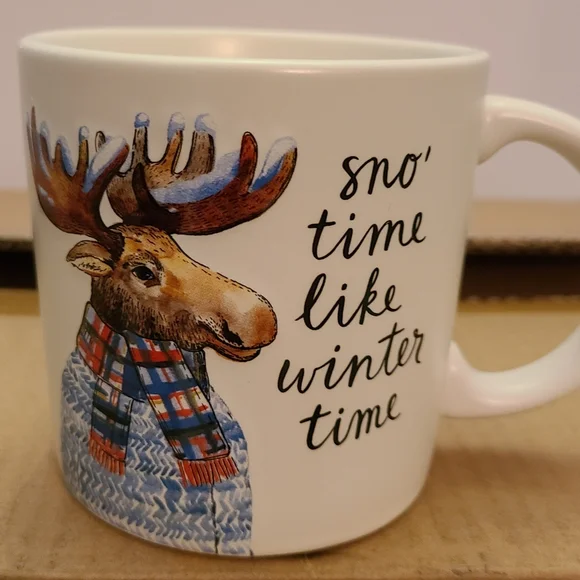 6 Indigo books moose coffee mugs - Picture 1 of 1